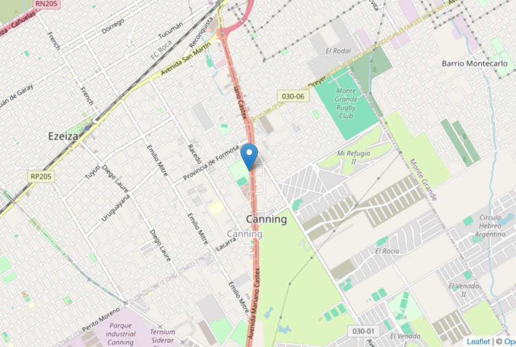 cómo llegar a Las Toscas Canning