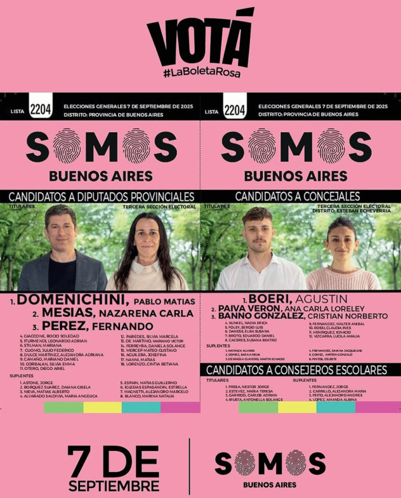 Somos Buenos Aires Esteban Echeverría